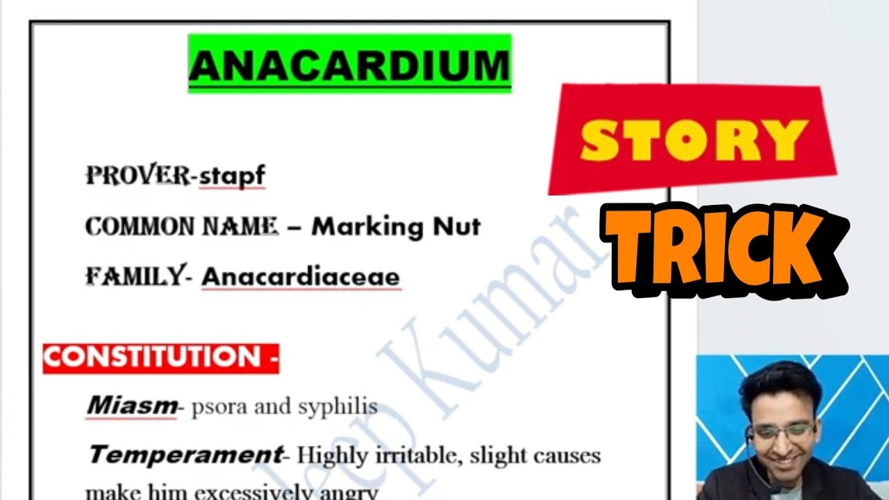 STORY TRICK #ANACARDIUM / Learn in just 15 mins