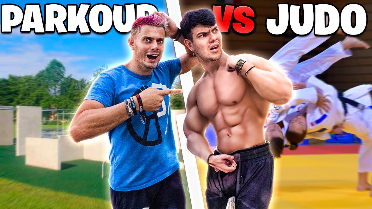 FLEXCIDINE haciendo PARKOUR por PRIMERA VEZ😈 PARKOUR vs JUDO