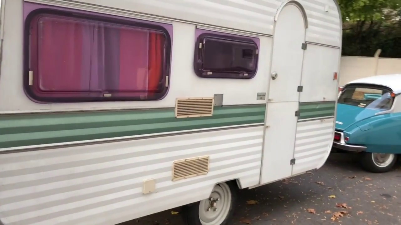 Voyage en Caravane vintage