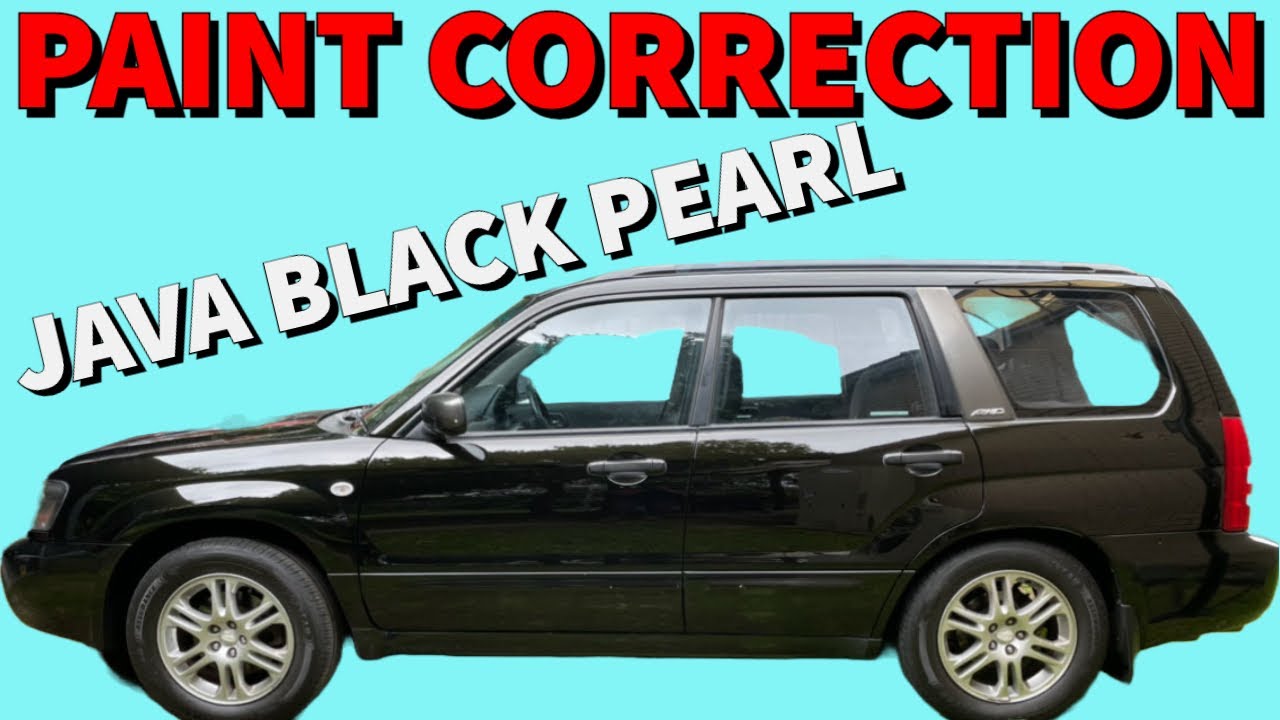 PAINT CORRECTION ON A JAVA BLACK PEARL SUBARU FORESTER TURBO