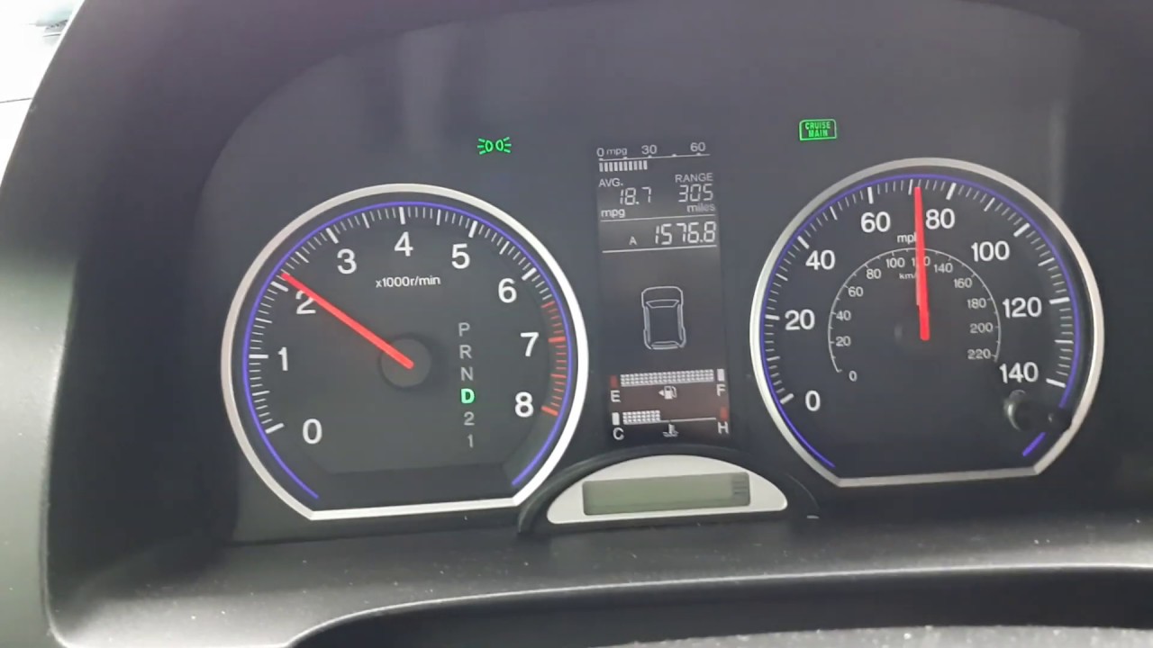 Honda cr-v 2.4 Американка- расход топлива.