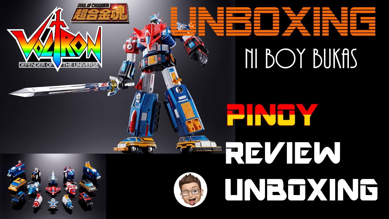 REVIEW -  Voltron Armored Fleet Dairugger GX-88 Soul of Chogokin-Pinoy Unboxing