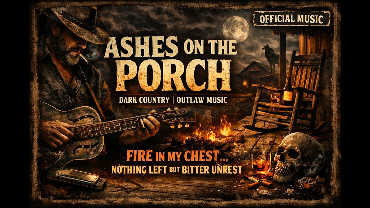 ASHES ON THE PORCH - Dark Country / Outlaw country [Official Music]