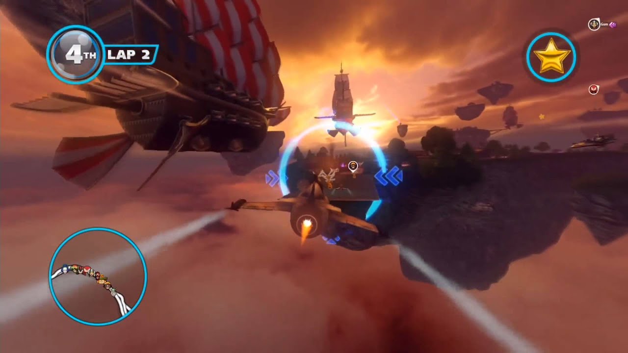 Sonic & All-Stars Racing Transformed (PC): Rogue's Landing - Expert - Team Fortress