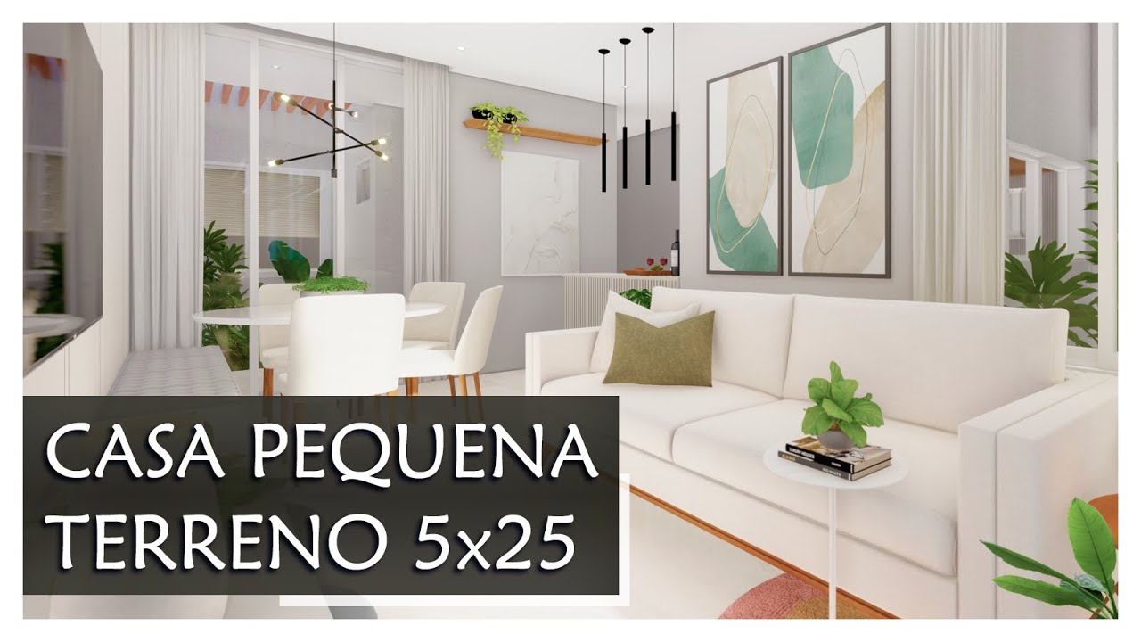 CASA PEQUENA - 02 QUARTOS | Área Construída 95 m² - Terreno 5x25