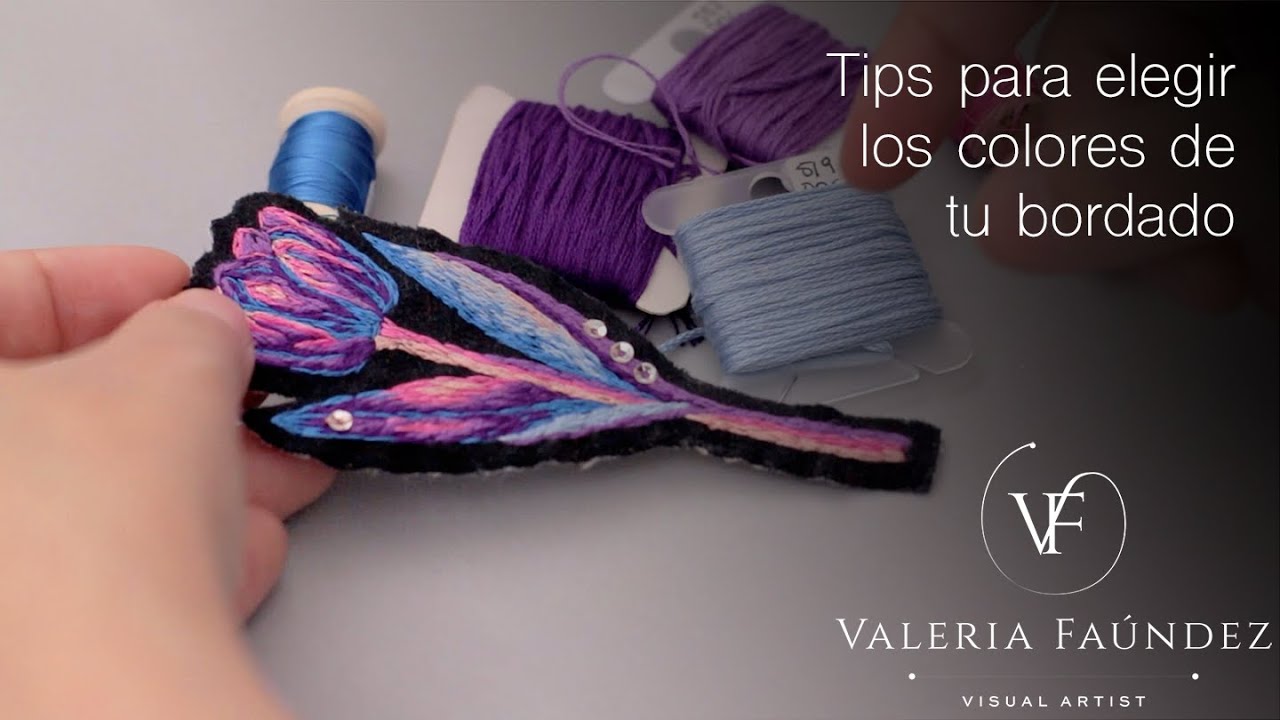 Tips para elegir los colores de tu bordado