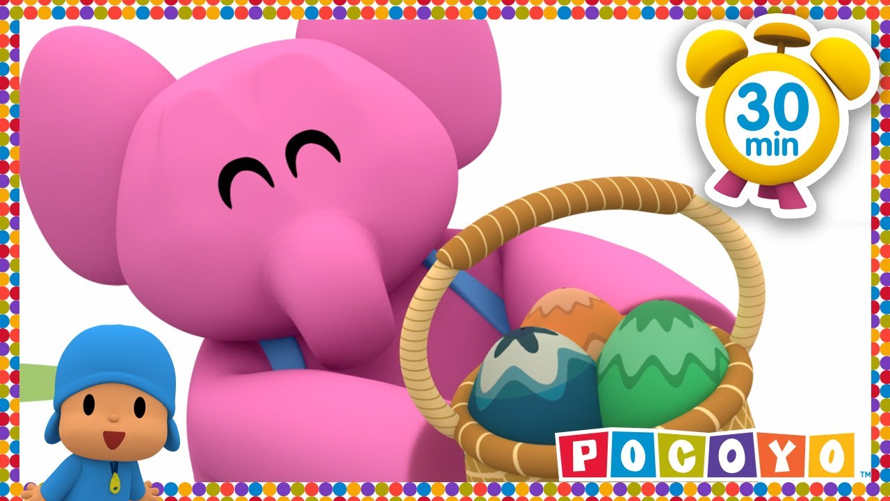 🐰 POCOYÓ en ESPAÑOL - Los huevos de Pascua [ 30 min ] | CARICATURAS y DIBUJOS ANIMADOS para niños