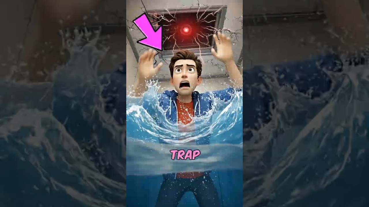 If you ever get trapped in a flooding elevator, do this immediately 😱