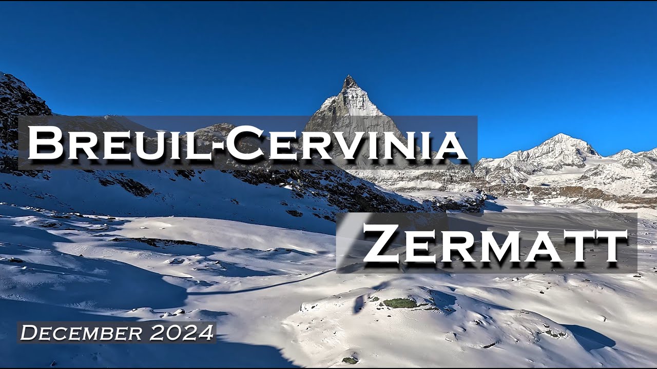 Breuil-Cervinia Zermatt - SKI PARADISE - energetic 4K