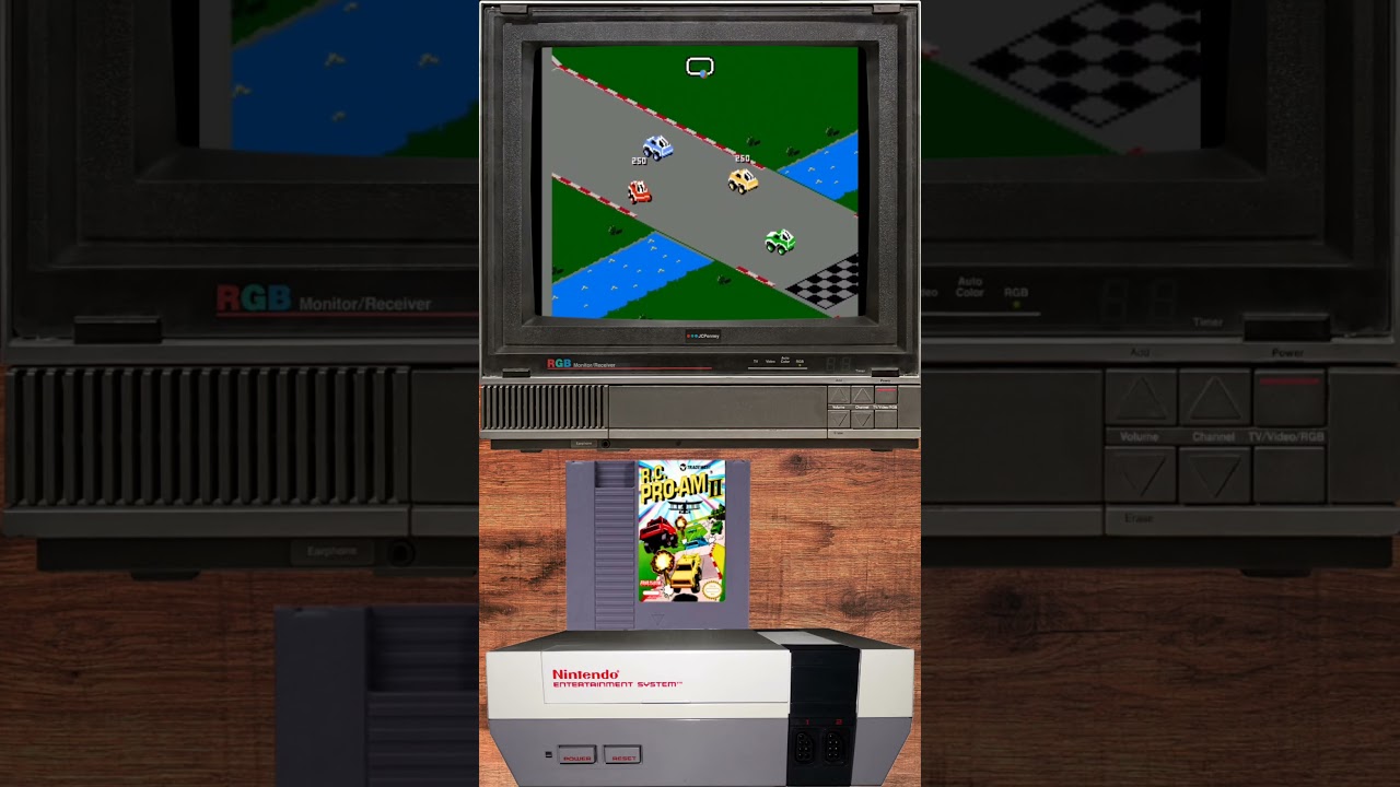 R.C. Pro-Am 2 (1992) "Place 46" NES Famicom Countdown - Retro Gaming