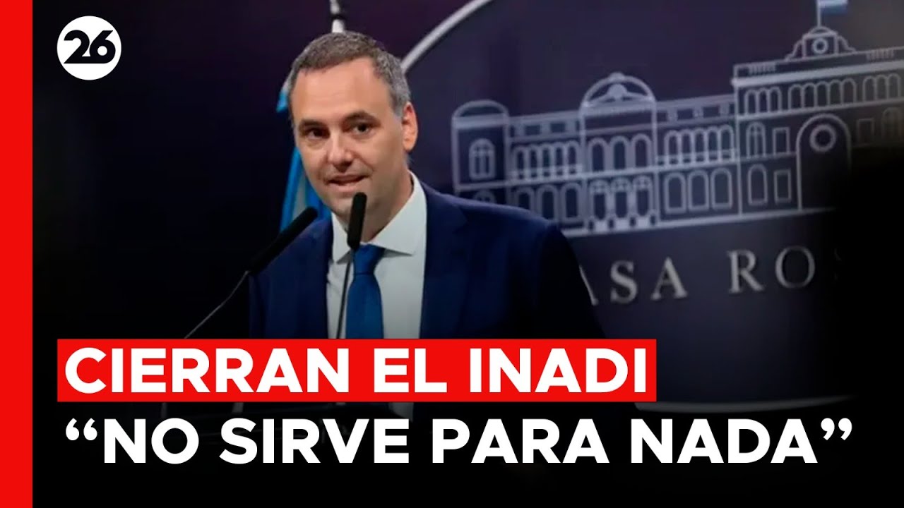 ARGENTINA - EN VIVO | Cierran el INADI: “No sirve para nada”