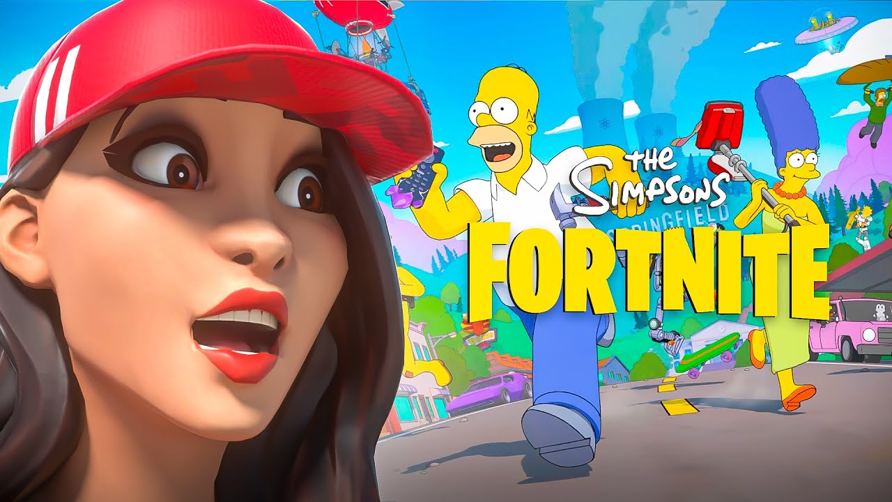 🔴 NOUVELLE SAISON SIMPSON sur FORTNITE ! 🍩