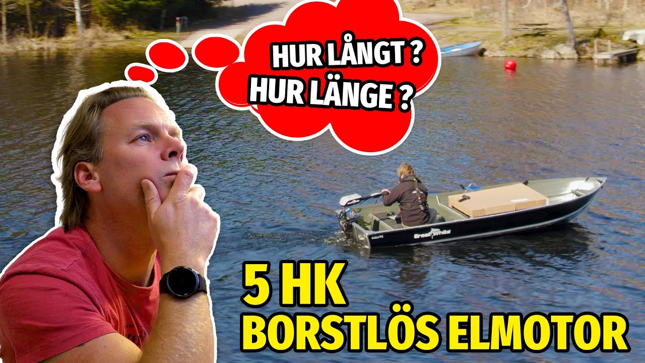 Bästa elmotorn? Testar en 5HK elmotor. Hur långt & hur länge kan man köra? Kolla här!