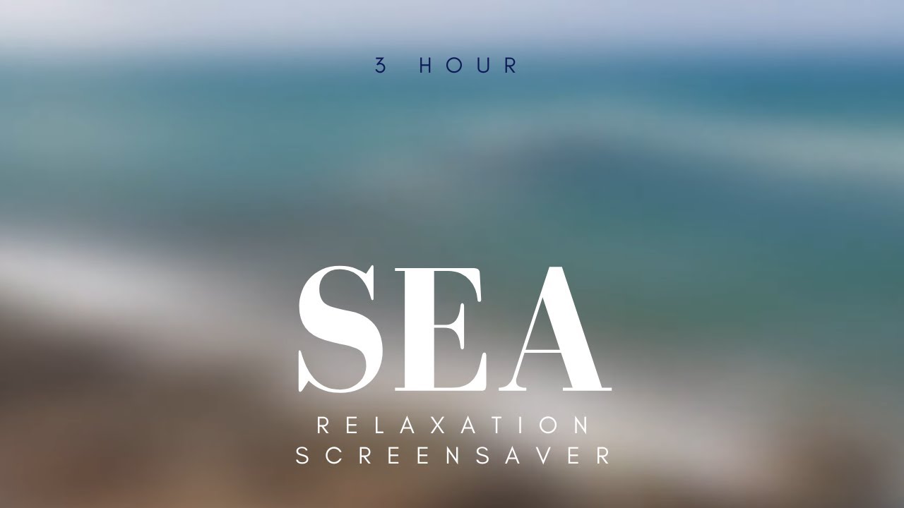 SEA COLOR RELAXATION SCREENSAVER #SeaColorRelaxation #ScreensaverMagic #TranquilEscape