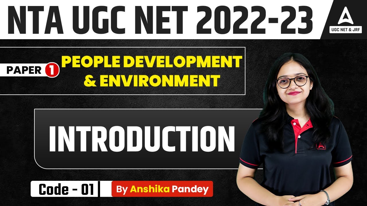 Introduction : People Development & Environment | Paper 1 | UGC NET Preparation