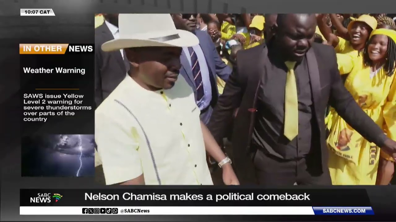 Zimbabwe's Nelson Chamisa returs to politics