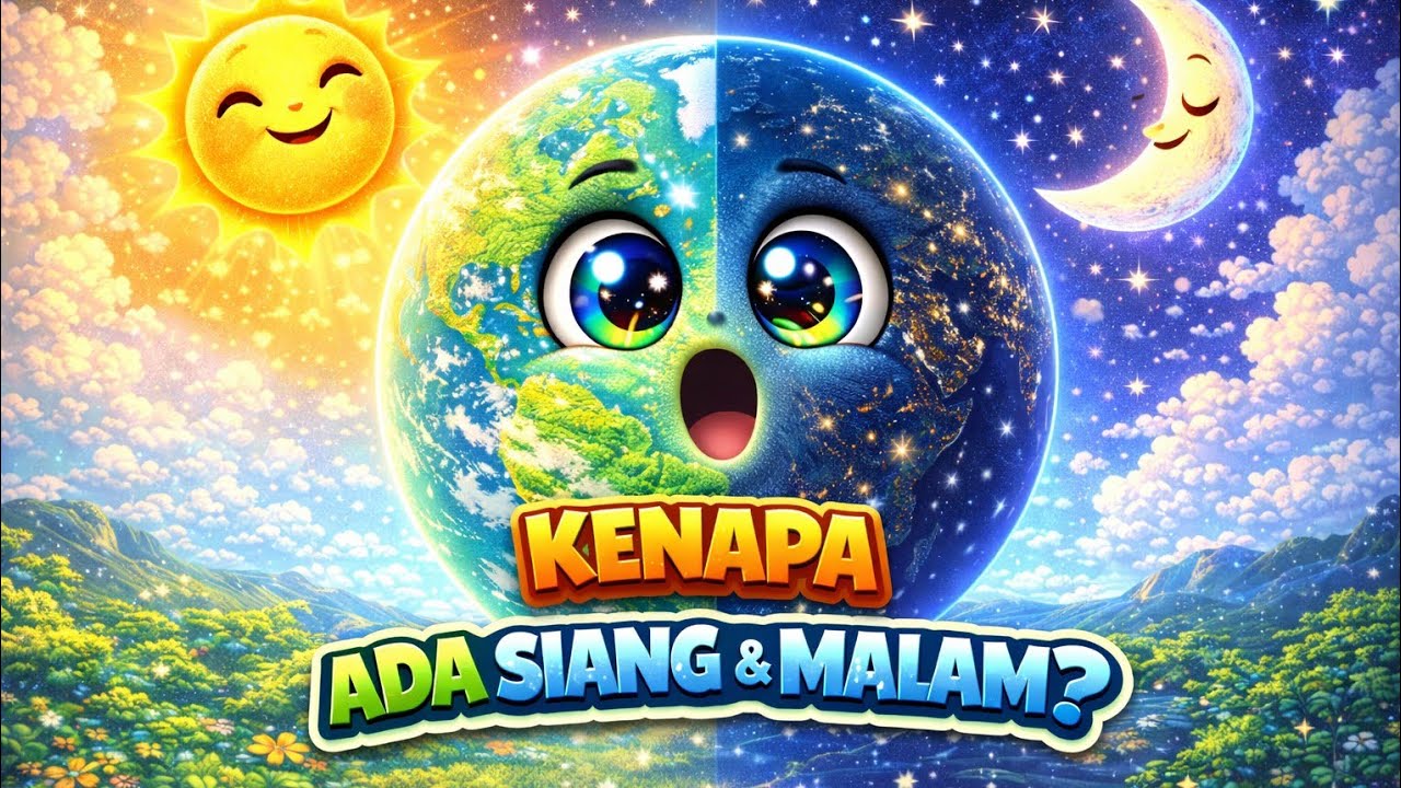 🎬 Mengapa Ada Siang dan Malam? 🌞🌙 | Penjelasan Mudah untuk Anak