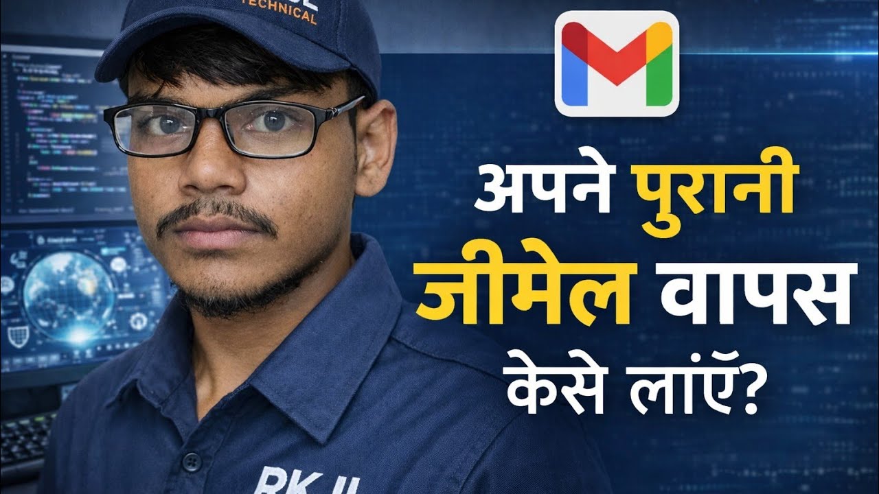 कितनी भी पुरानी जीमेल हो उसे वापस कैसे लाएं purani Gmail wapas kaise laen 👍👍
