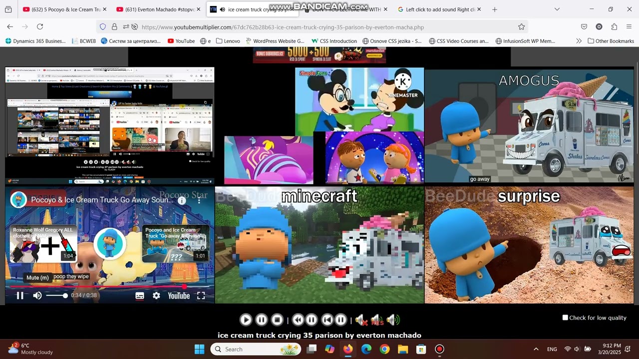 ice cream truck crying 35 parison