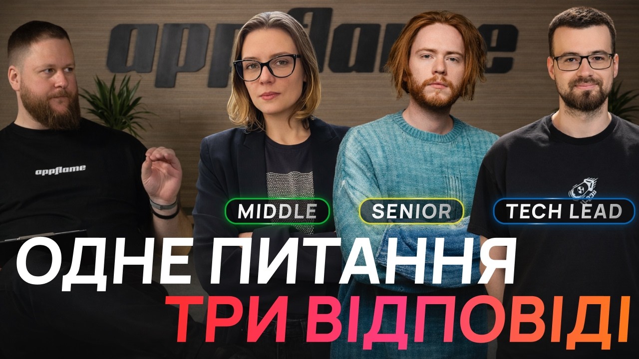 Одне питання — три відповіді. Випуск перший.