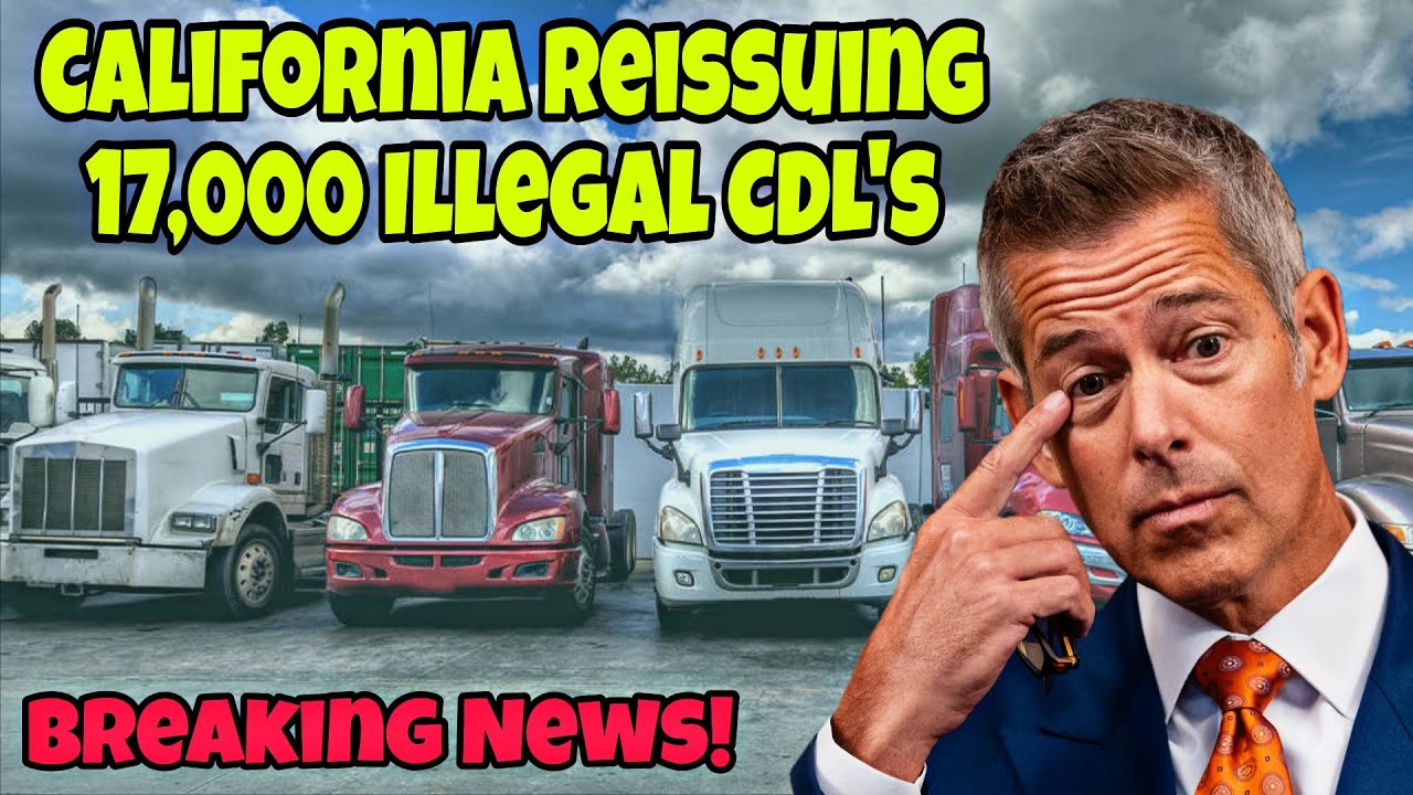 Breaking News! California Reissuing 17,009 Illegal CDL's 🤯