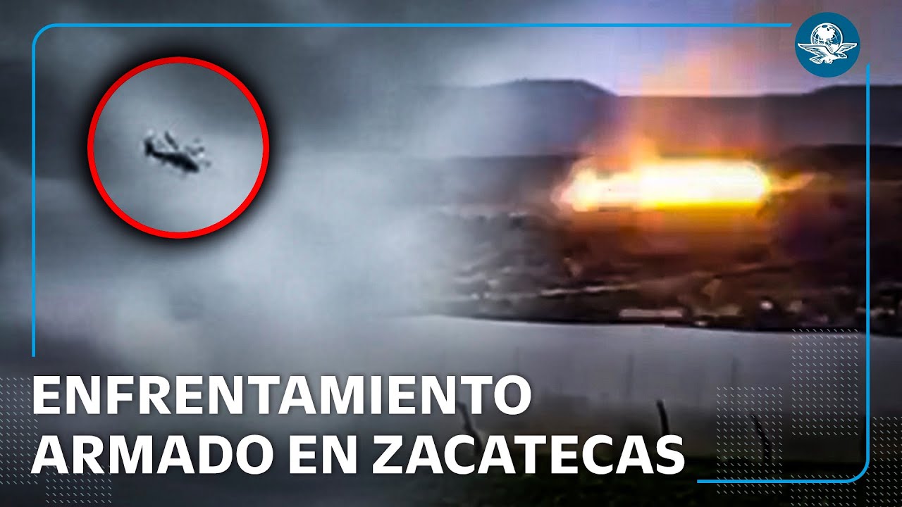 Se enfrentan hombres armados con fuerzas de seguridad en Zacatecas