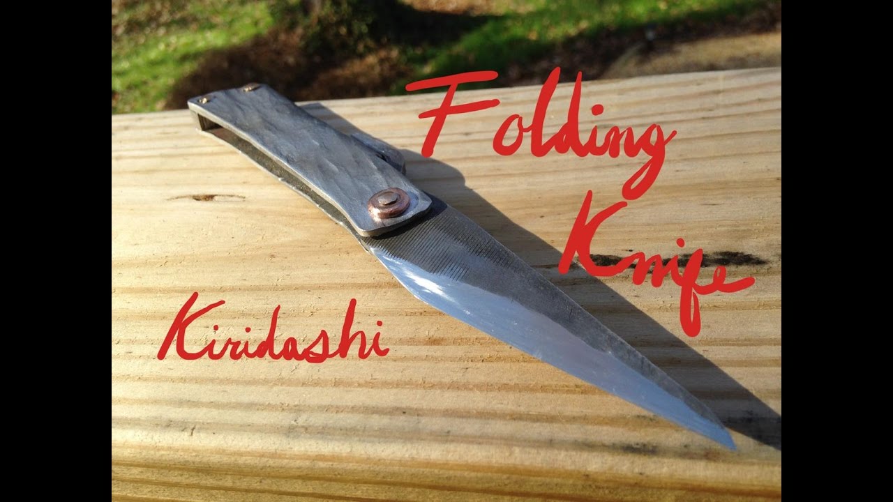 Making a Kiridashi Knife Friction Folder