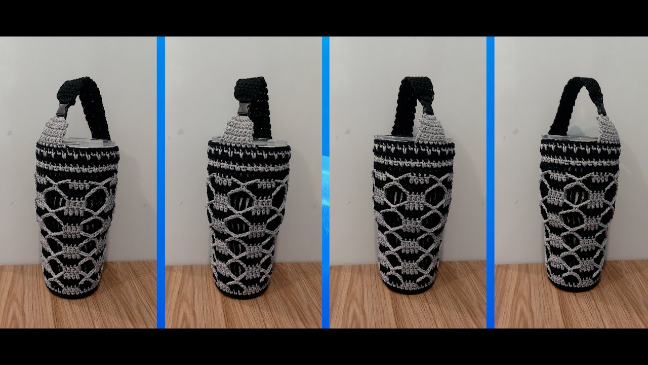 #124.❤️HƯỚNG DẪN MÓC HỌA TIẾT TÚI GIỮ NHIỆT CHO LY YETI👌- [⭐HOW TO CROCHET THE BAG for YETI cups⭐]