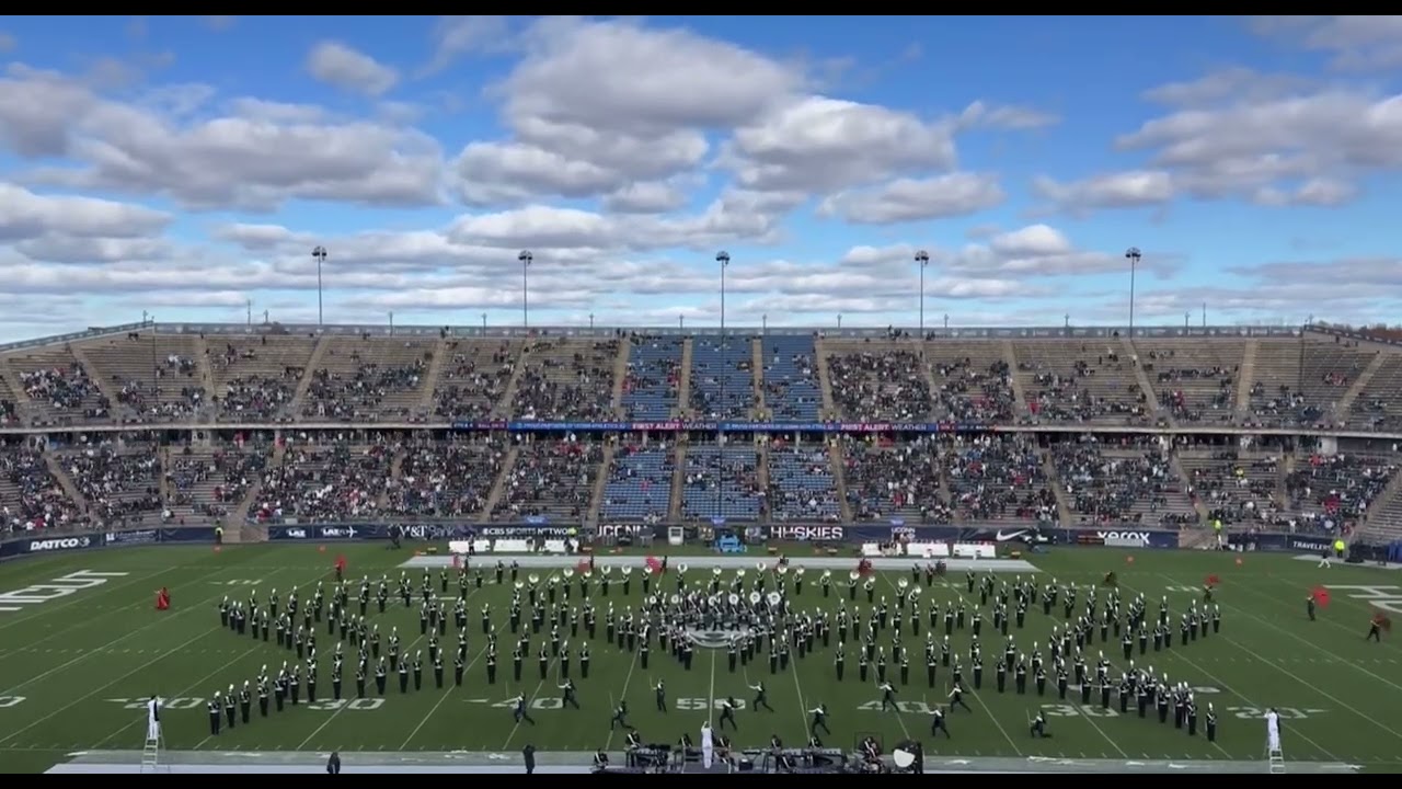 UCONN Marching Band football game 11/1