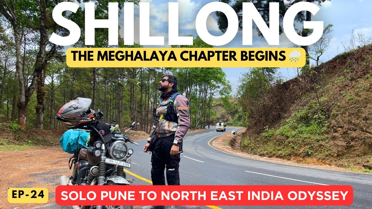 Guwahati to Shillong – The Meghalaya Ride Begins! | Solo North East India Odyssey Ep 24