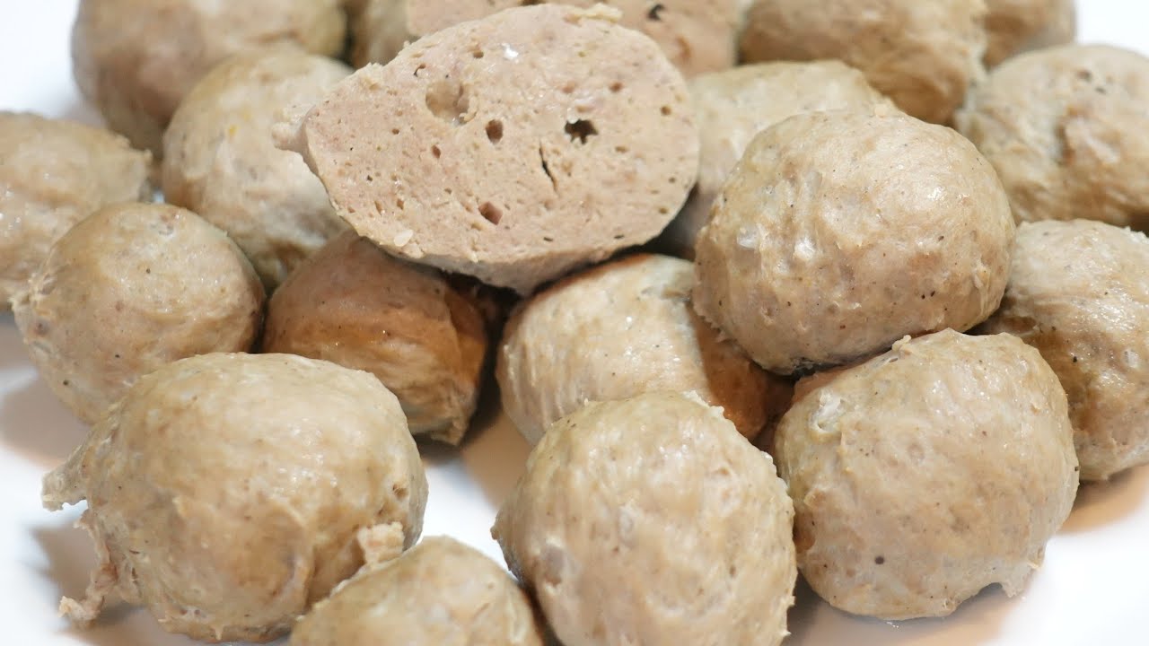 របៀបធ្វើប្រហិតសាច់គោ - How to make Beef Balls Recipe