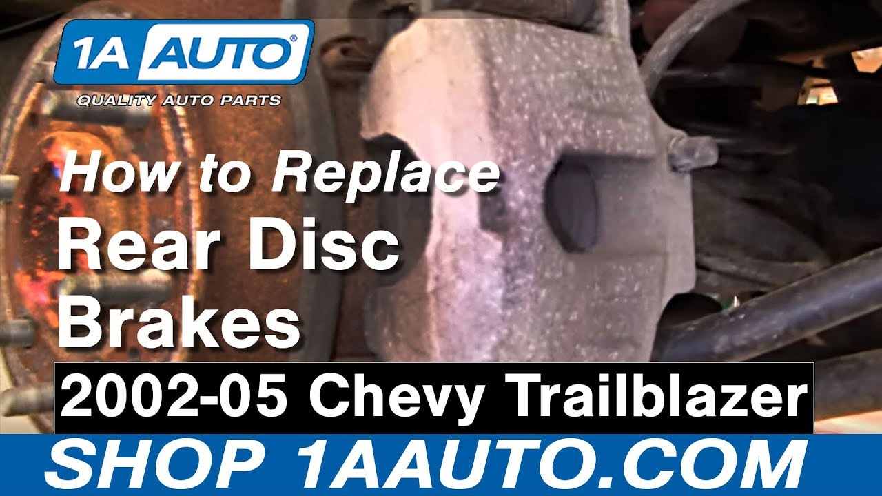 How to Replace Rear Brakes 02-05 Chevy Trailblazer