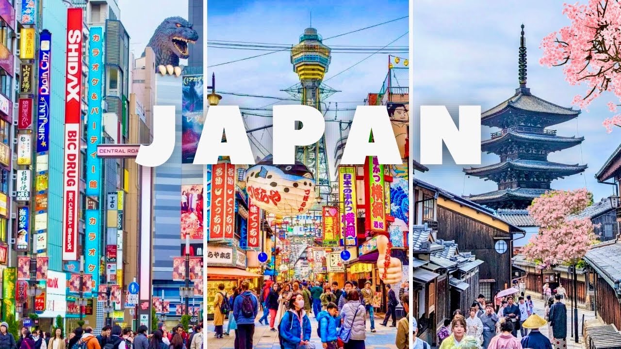 3 Hours Walking Tour in Beautiful Japan - Sakura Season in Tokyo, Osaka & Kyoto | 4K, 60fps HDR