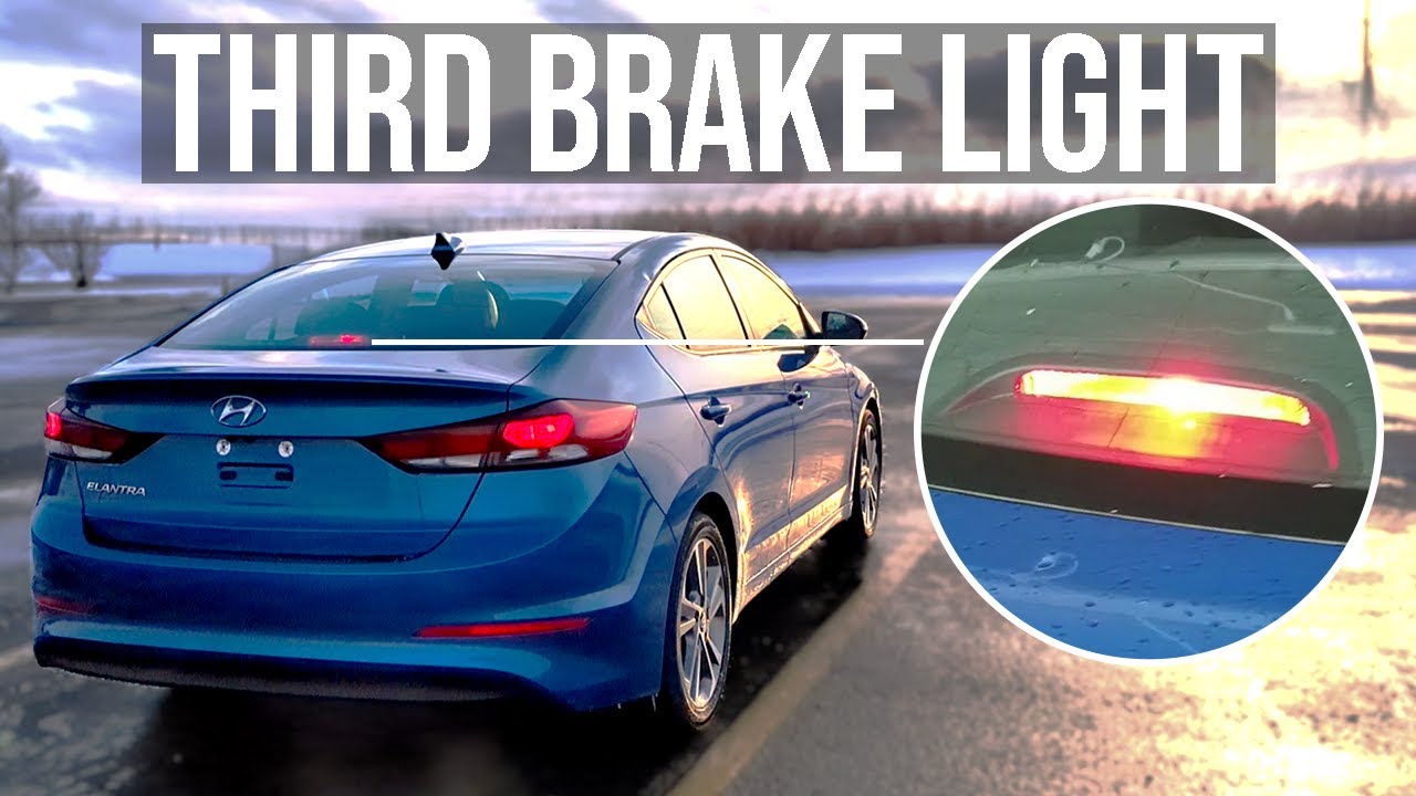 How to Replace 3rd / Third (Center) Brake Light [EASY] - Hyundai Elantra - 2017/2018