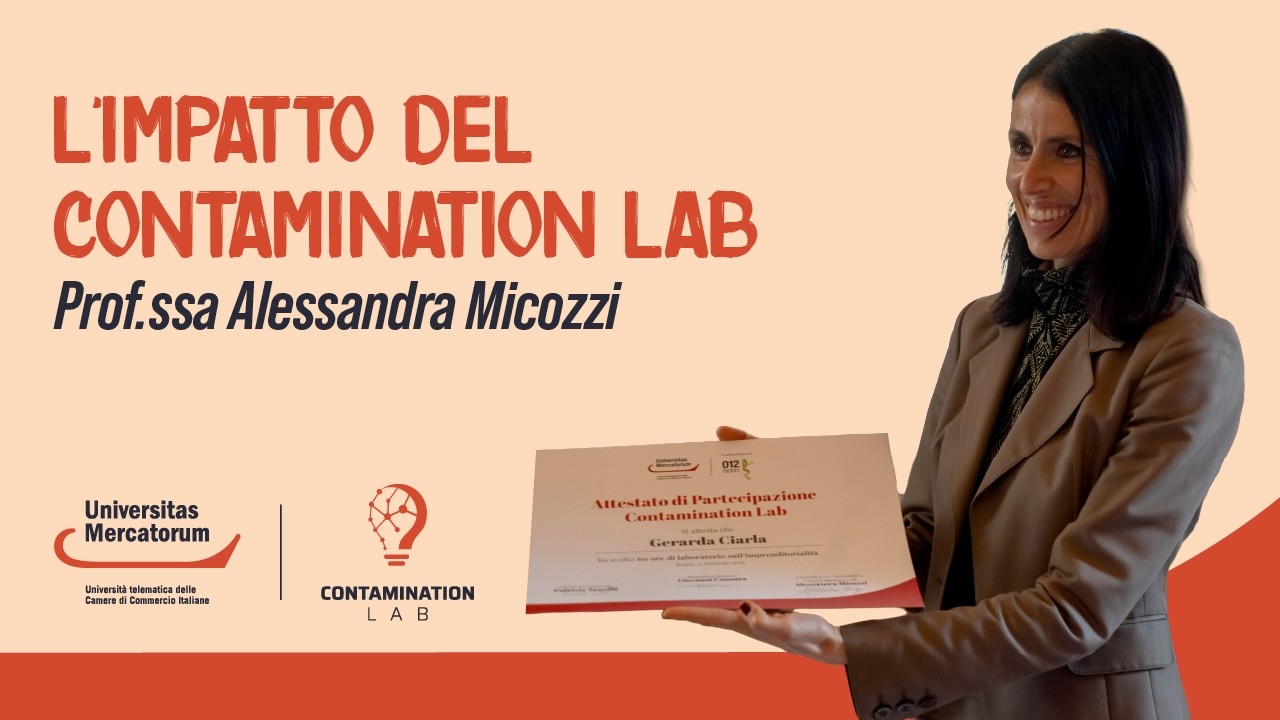 Alessandra Micozzi, Coordinatrice Scientifica del Contamination Lab, e la 