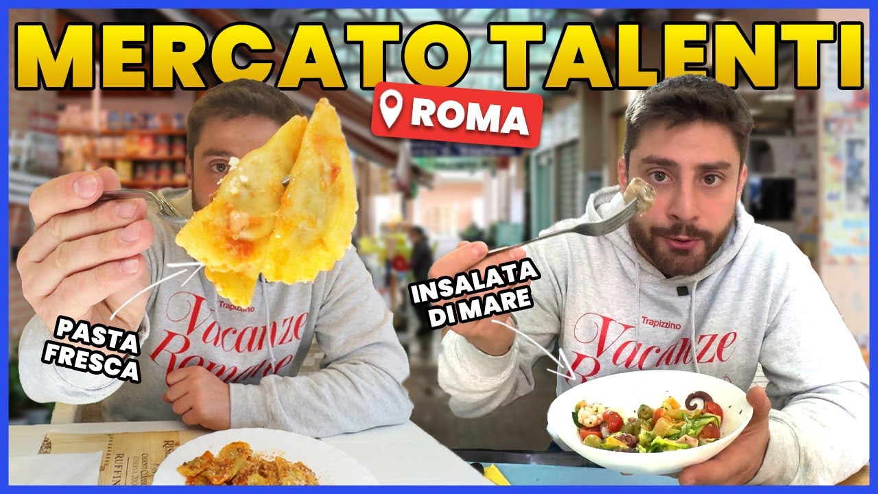 COSA SI MANGIA nel MERCATO TALENTI a ROMA? | PRATT