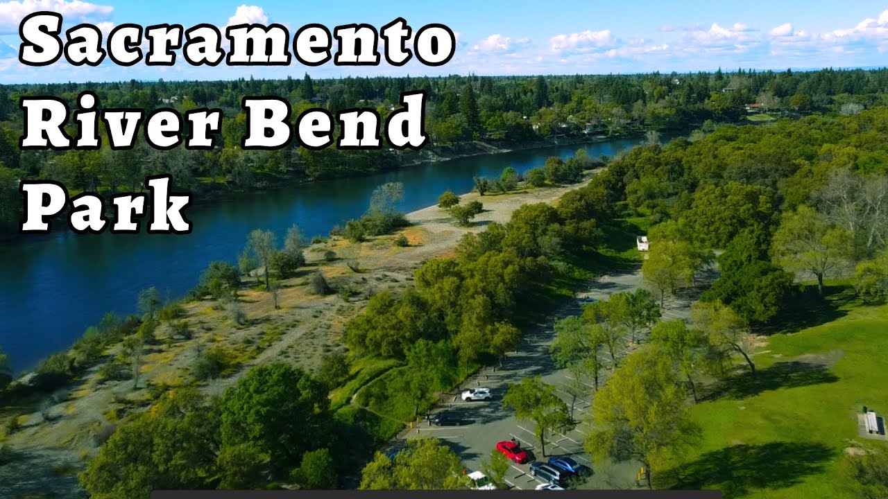 River Bend Park In Rancho Cordova . #most #beautiful #place . #drone #footage . Amazing place.
