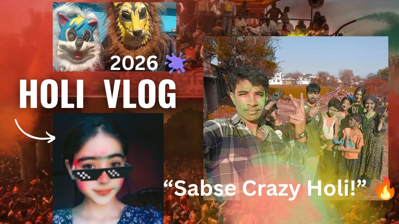 Holi kam pagalpanti zada kii😅😂😂|“Paani se zyada yahan drama uda 🤭💦”#like #subscribe #yt #watchtfull