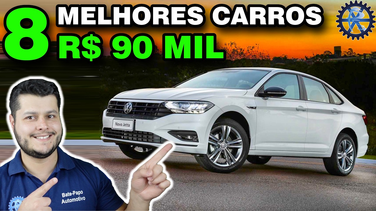 ✅ MELHOR QUE 0KM BÁSICO ✅ 8 MELHORES CARROS USADOS até 90 MIL REAIS