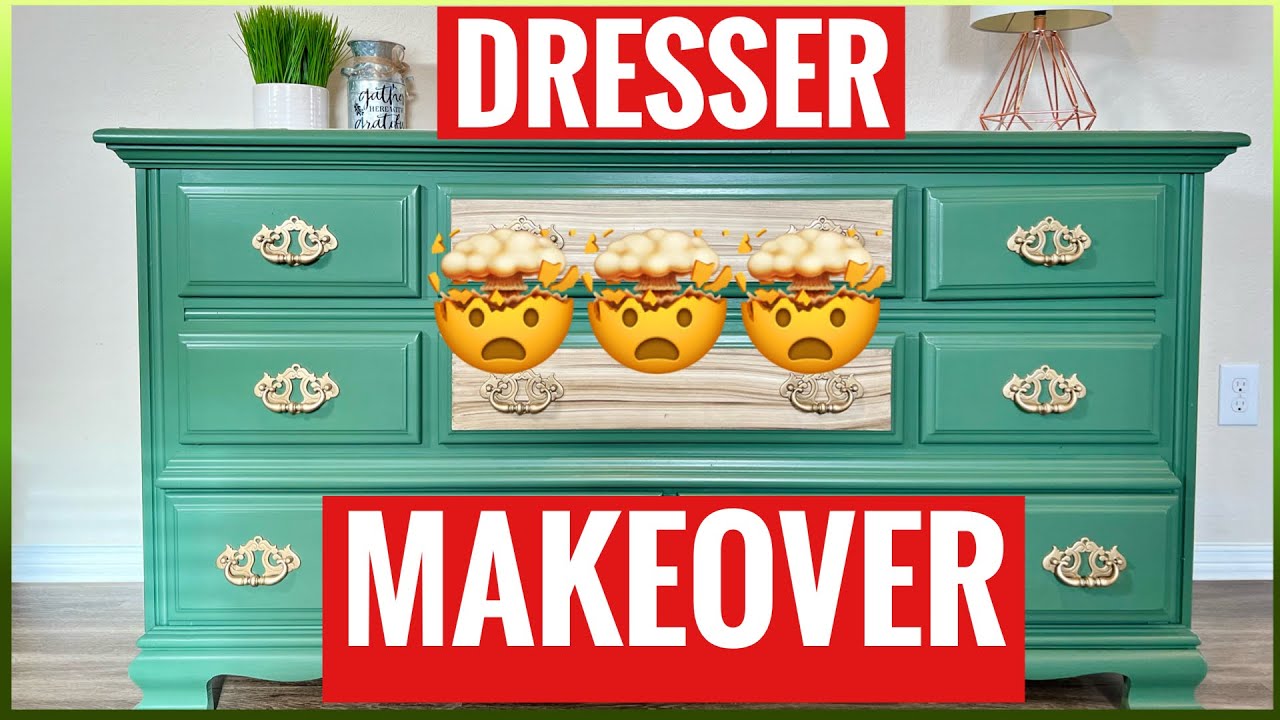 Dresser Makeover / Beyond Paint / Forest Green