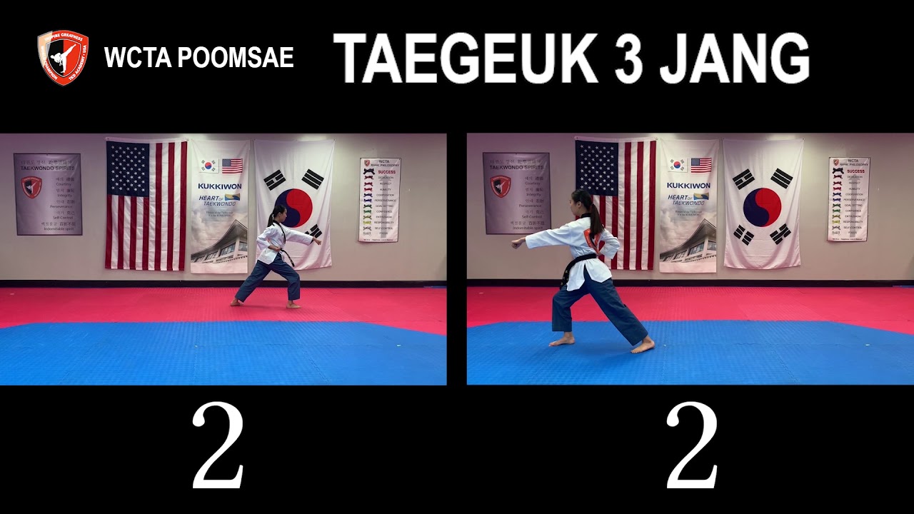 WCTA Poomsae Tae Geuk Sam Jang