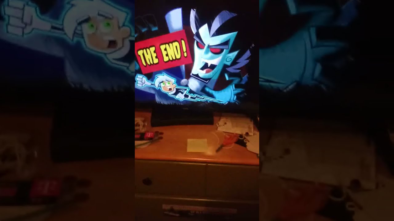 the top four of Danny phantom season one ending tittle cards
