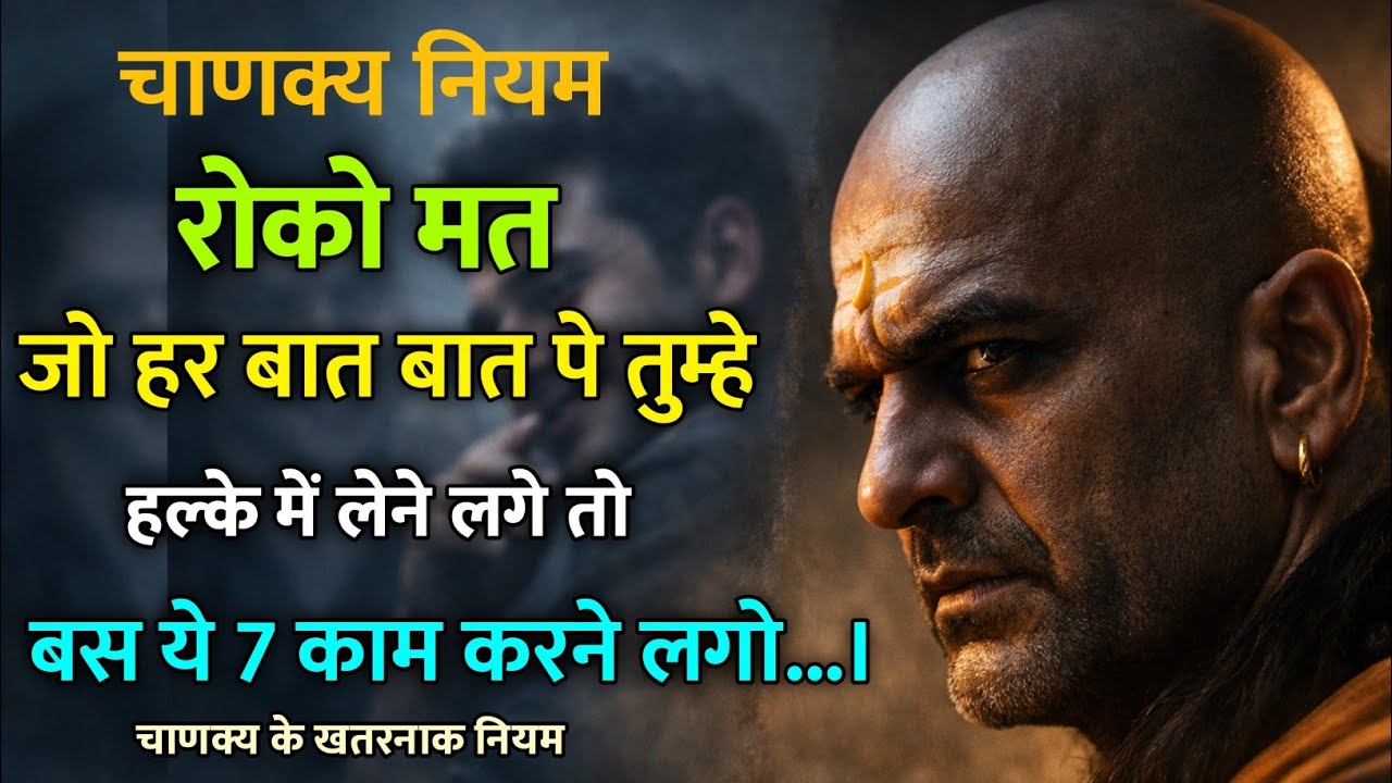 जब कोई आपको बार-बार हल्के में ले, तो चाणक्य का ये खतरनाक नियम अपनाओ