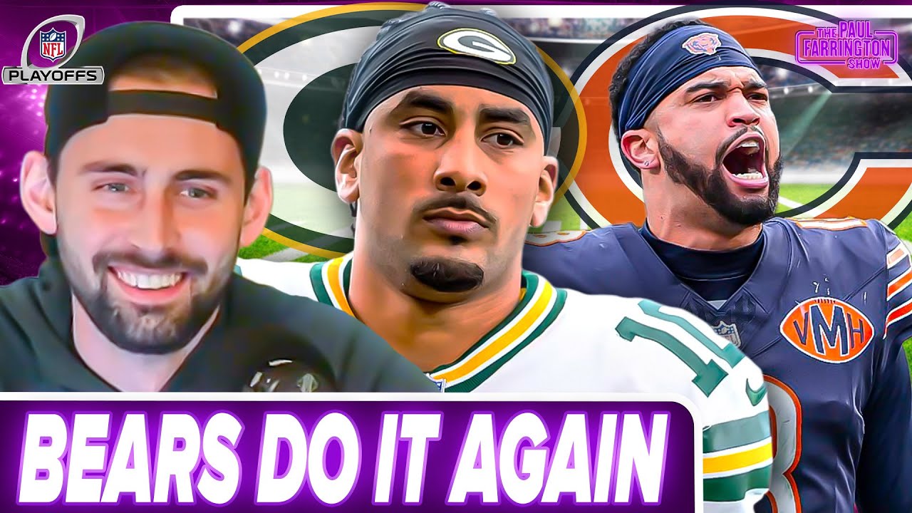 Bears Do It Again: Chicago STUNS Jordan Love & Packers, Caleb Williams SHINES in NFL Playoff debut