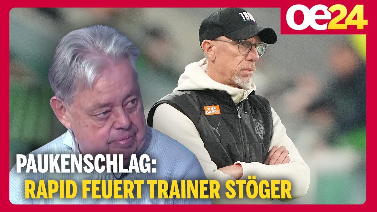 Paukenschlag: Rapid feuert Trainer St&ouml;ger | Peter Linden