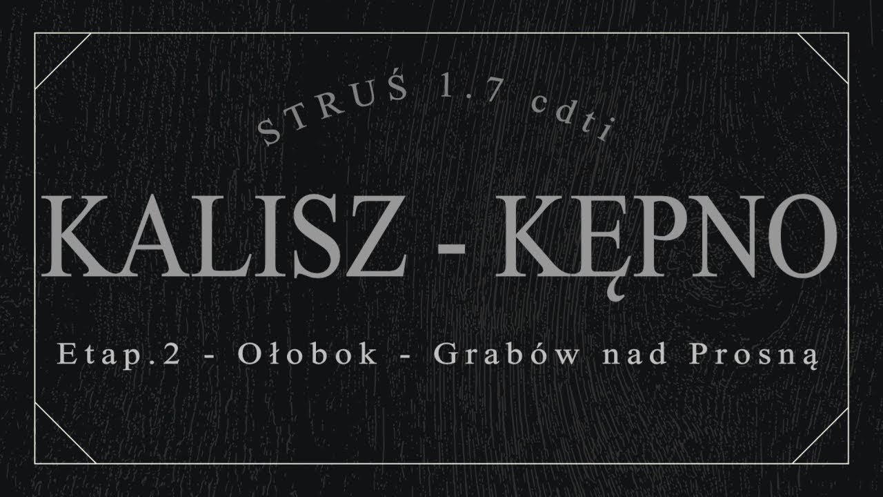 OŁOBOK - GRABÓW nad Prosną GPS [DW450-DW449][e2 Kalisz-Kępno] @BoczneDrogi