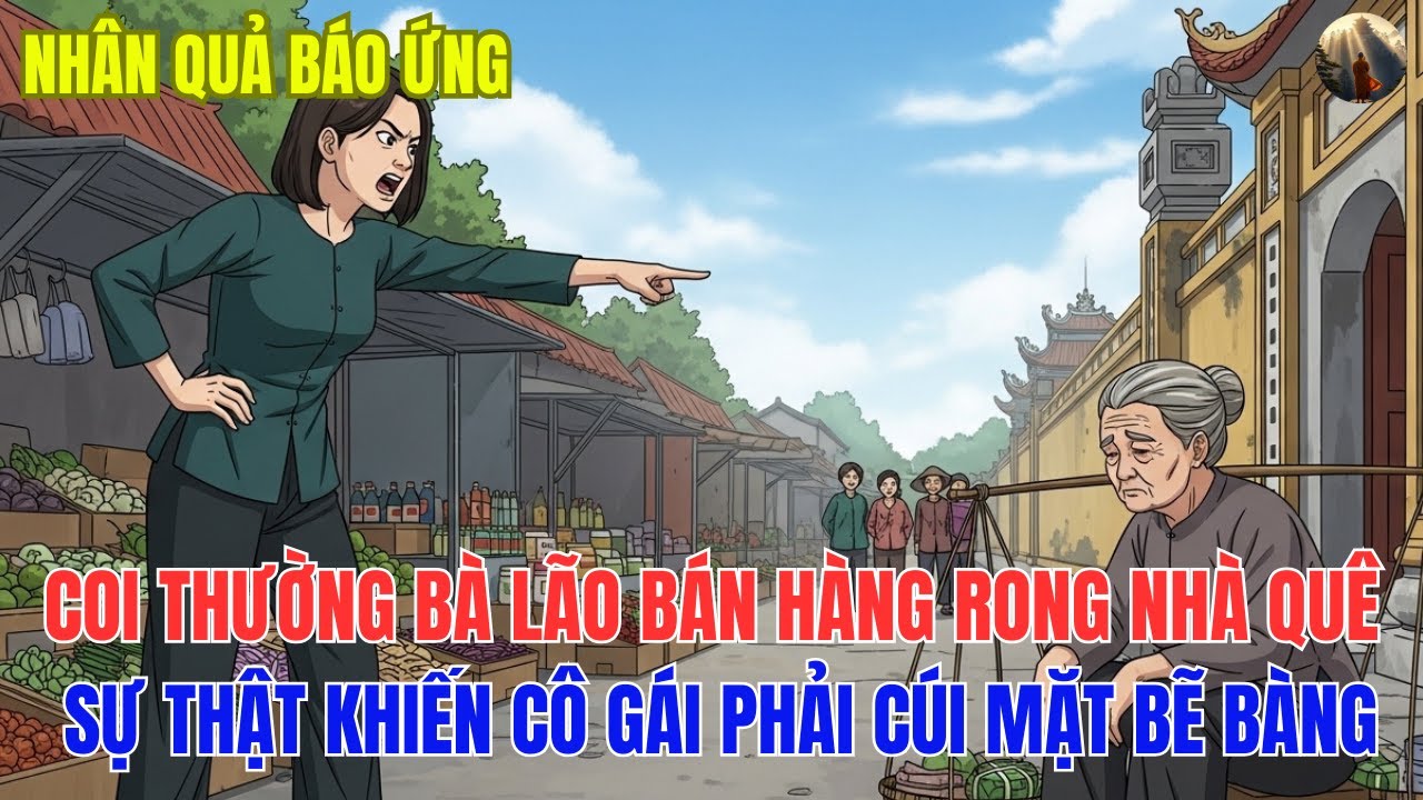 Sỉ Nhục Bà Lão Bán Hàng Rong Nhà Quê Bẩn Thỉu, Cô Gái Tái Mặt Khi Biết Sự Thật Động Trời Đằng Sau!