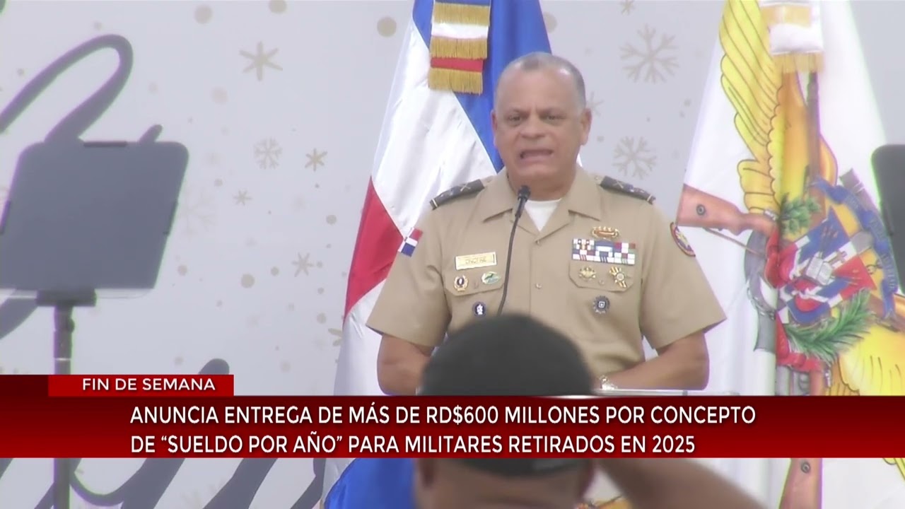 Abinader almuerza con pensionados de las FF.AA y anuncian entrega de m&aacute;s de RD$600 millones