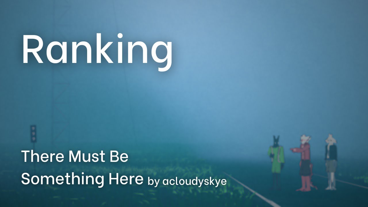 Ranking acloudyskye's There Must Be Something Here album