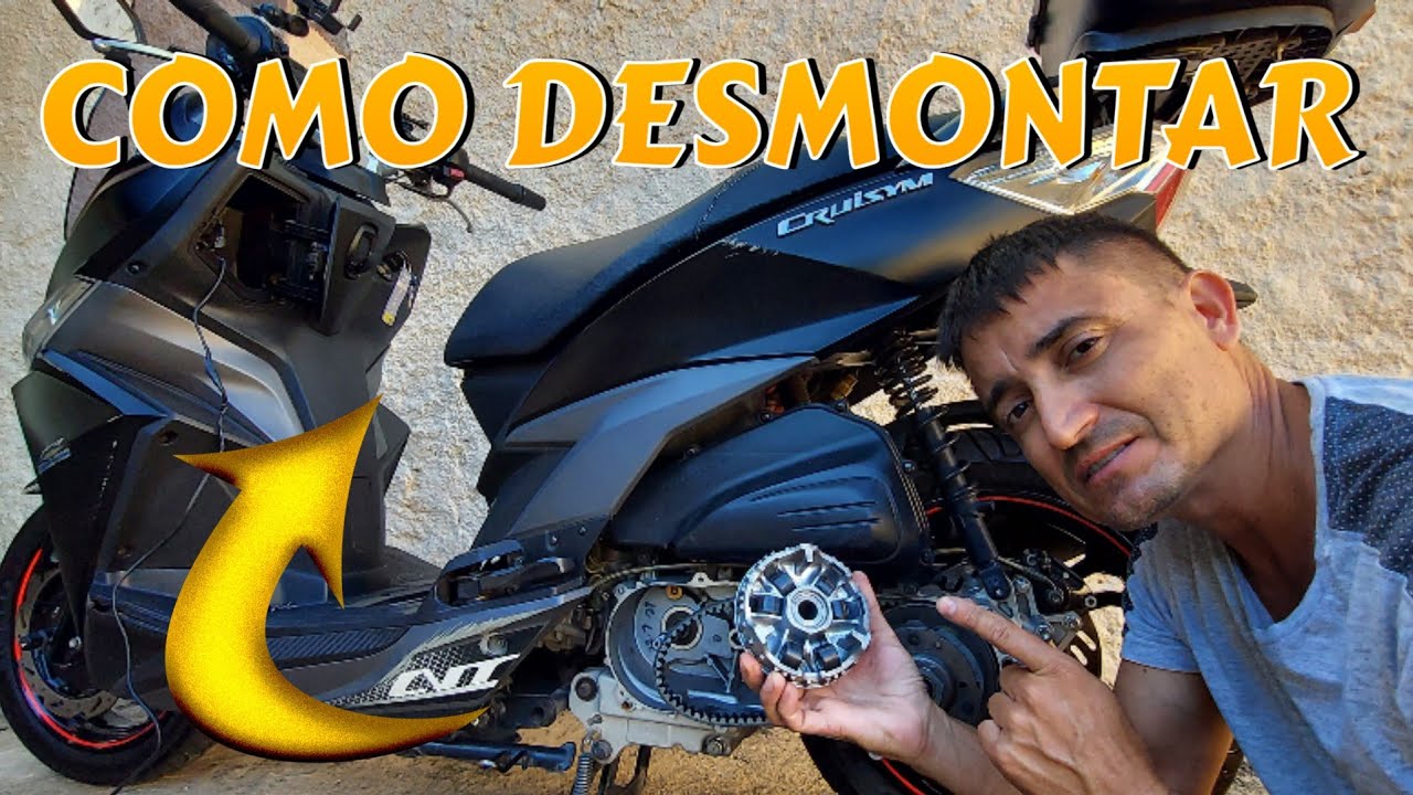 Como retirar polias e correia Cruisym 150cc e dicas